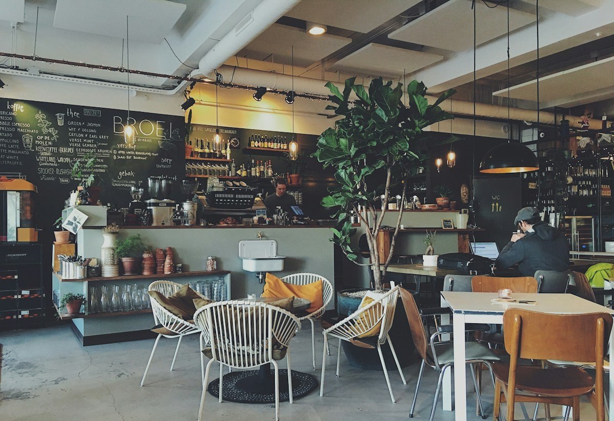 Intérieur de café — photo d’illustration